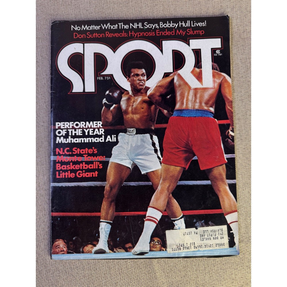 SPORT Magazine February 1975 Muhammad Ali Performer of the Year George Foreman